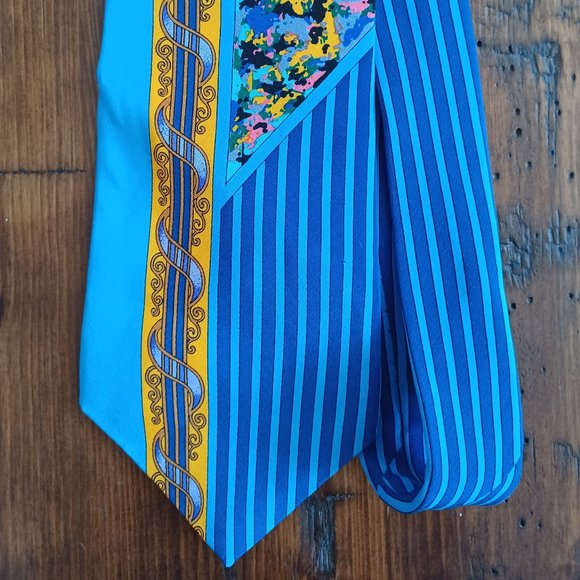 Rush Limbaugh No Boundaries Striped Design Tie - Picture 2 of 4